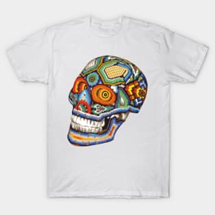 Huichol style skull T-Shirt